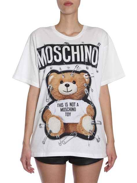 moschino print|moschino bear t shirt.